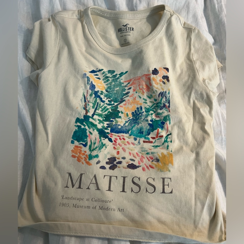 hollister baby tee top